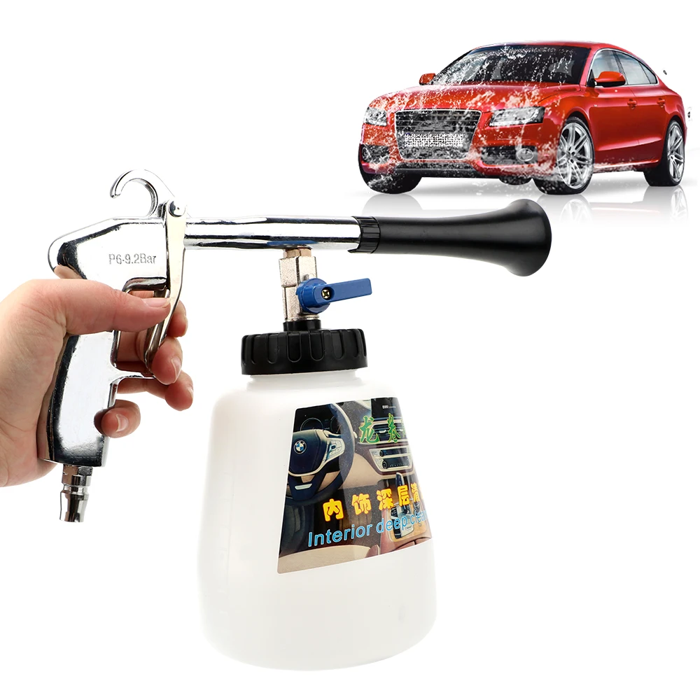 

3 Types EU/JP/US Adapter High Pressure Washer Car interior Exterior Deep Cleaning Tool 1L 6-9.2Bar Car Cleaning Foam Gun