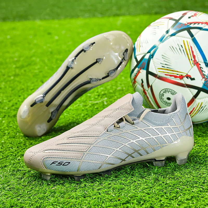 

8552 High Quality Mens Soccer Shoes Training Non-Slip Turf Soccer Cleats TF/FG Football Sneakers Chuteira Campo F50