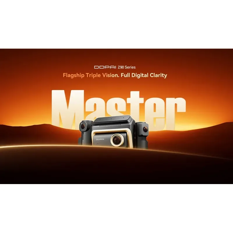 DDPAI Z90 Master Series 3 Dash Cam for Cars Three-View Full Digital Clarity Touch Control Night Vision view 6