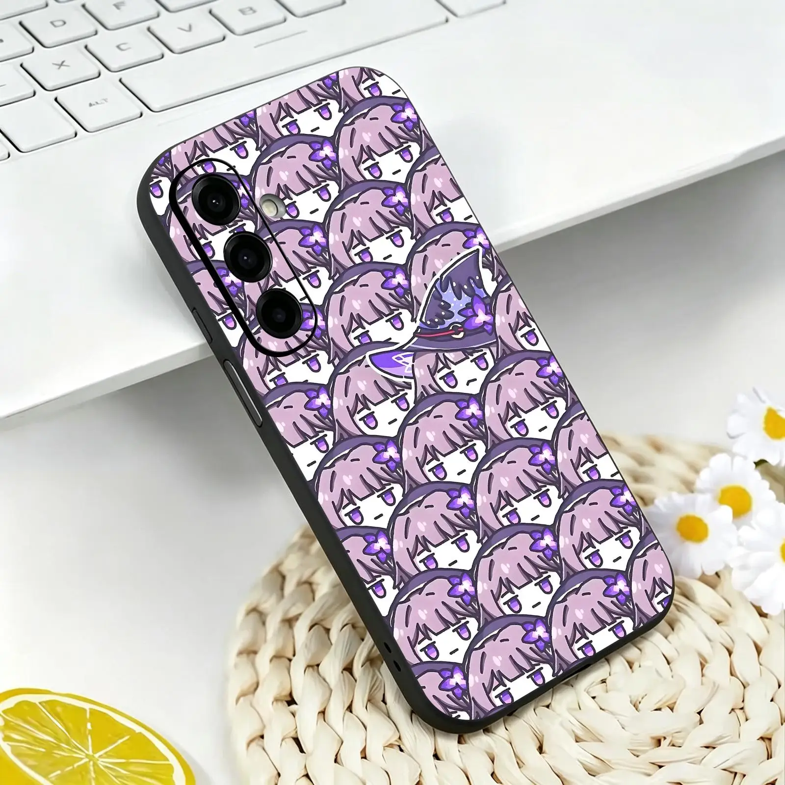 Honkai Star Rail The Herta Phone Case For Samsung A57 A56 A37 A27 A17 A36 A26 A55 A35 Black Matte Soft Case