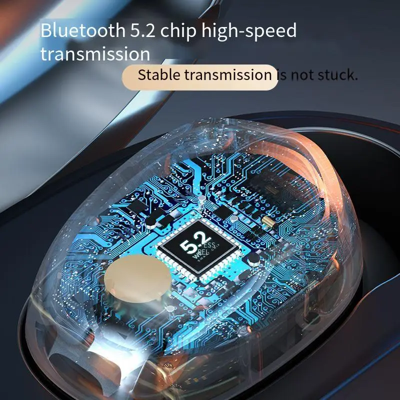 Настоящая Беспроводная Bluetooth-гарнитура Binaur с шумоподавлением, 5,3 ядер, для игр Apple, Huawei, Vivo, Xiaomi, OPPO, универсальная