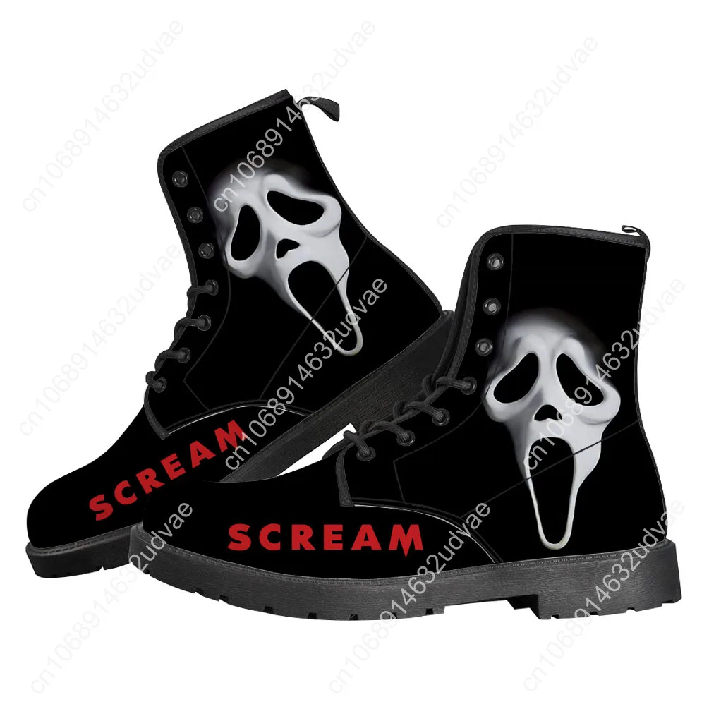 Scream Boots Mens Womens Teenager billy Loomis Shoes Casual Boot Hot Movie Outdoor Light High Quality Couple Customize Shoe