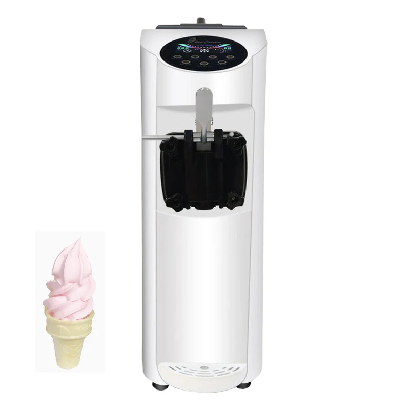 

Commercial Soft Serve Ice Cream Machine Single Head Ice Cream Makers Desktop Electric Sundae Ice Cream Vending Machine 1000W