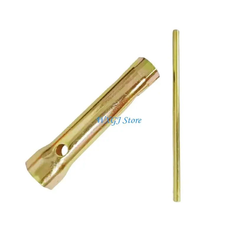 

37JE Motorcycle Plugs Socket Wrench 14mm 18mm Double Head High Strength Steel Corrosion Resistant Ergonomic Repair Tool