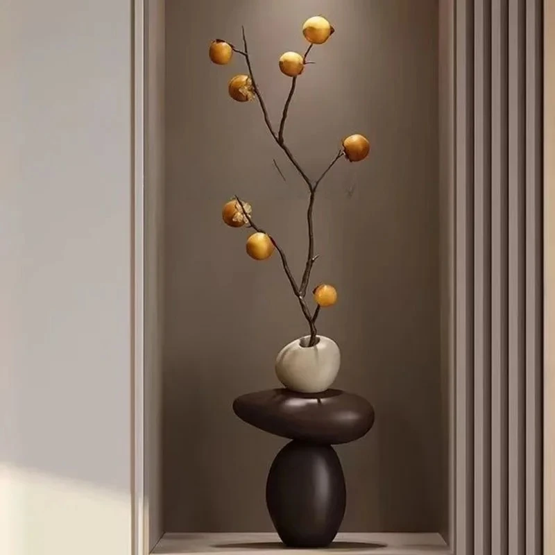 Creative Resin Craft High-grade Desktop Storage Fruit Tray Time Run Ornament Cabinet Key Storage Tray Antique Hallway Decoration