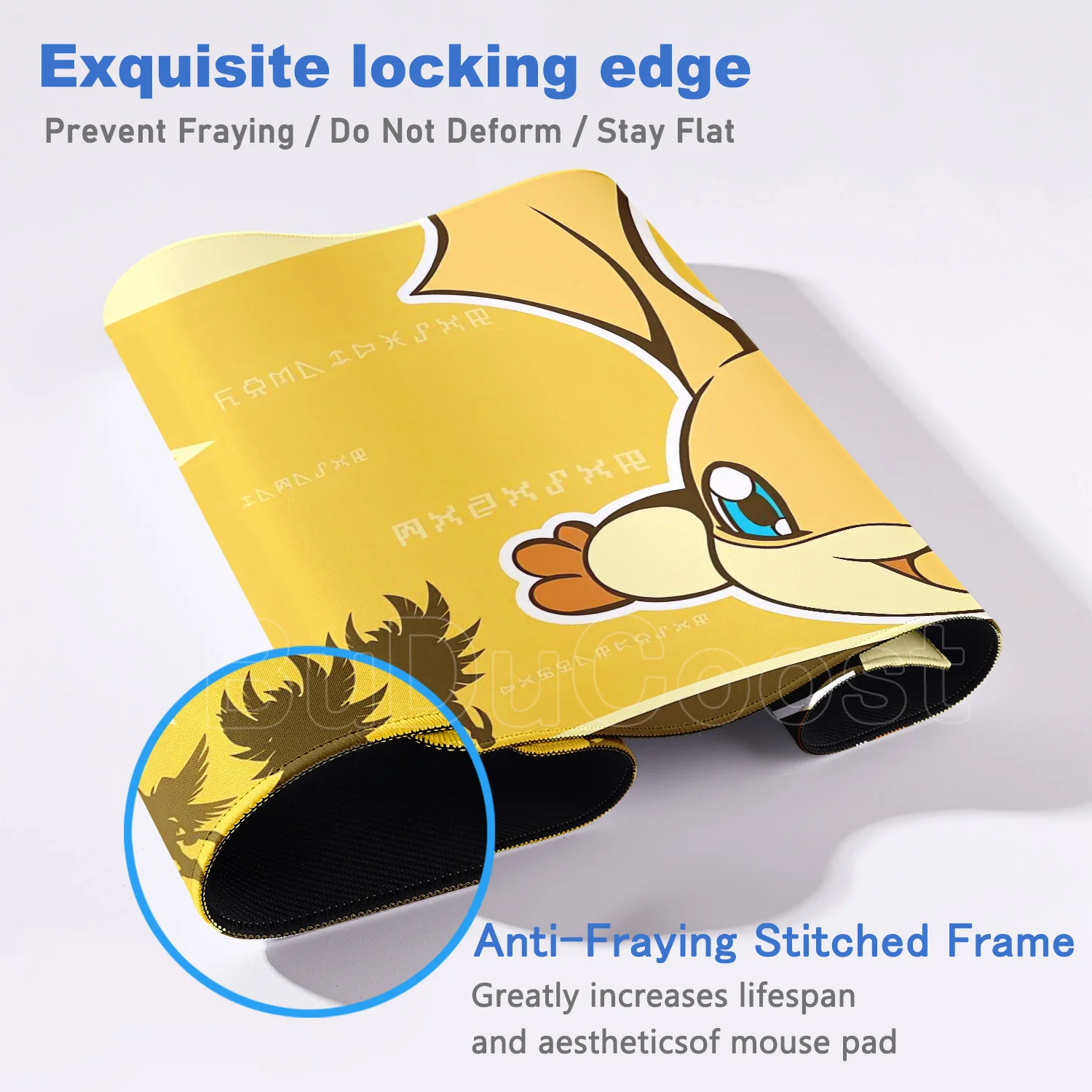 Mousepad Anime Digimon Adventure Gamer Office Desk Mat Large Computer Non-slip Lockedge HD Print BEATBREAK Mouse Pad Accessories