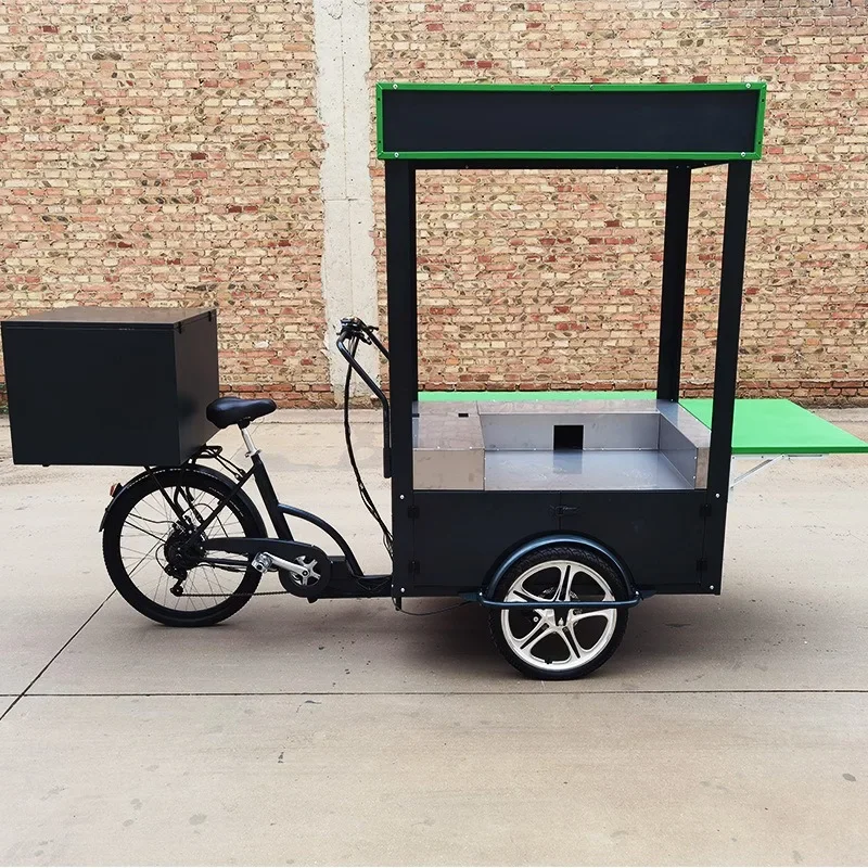 26-Inch takeaway truck, snack truck, catering truck, electric power reverse riding three wheels