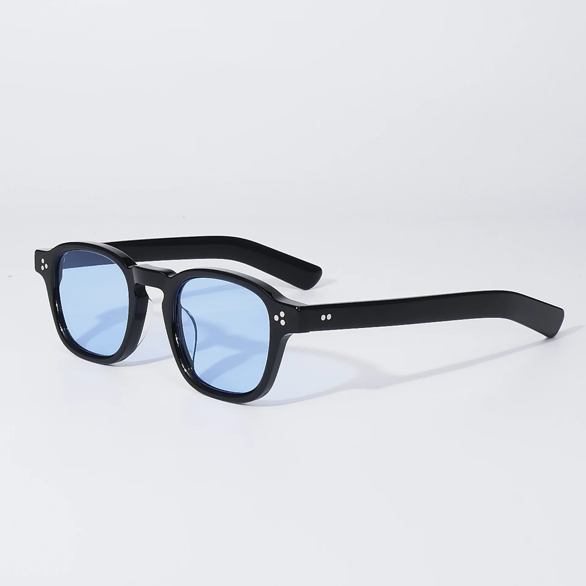 

Cross border new retro small box sunglasses for women, UV resistant, niche sunglasses for men, internet famous street photos