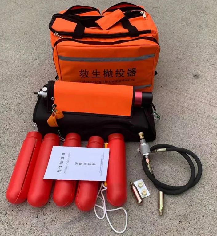 

Water rescue thrower, rope thrower, Korean rope thrower