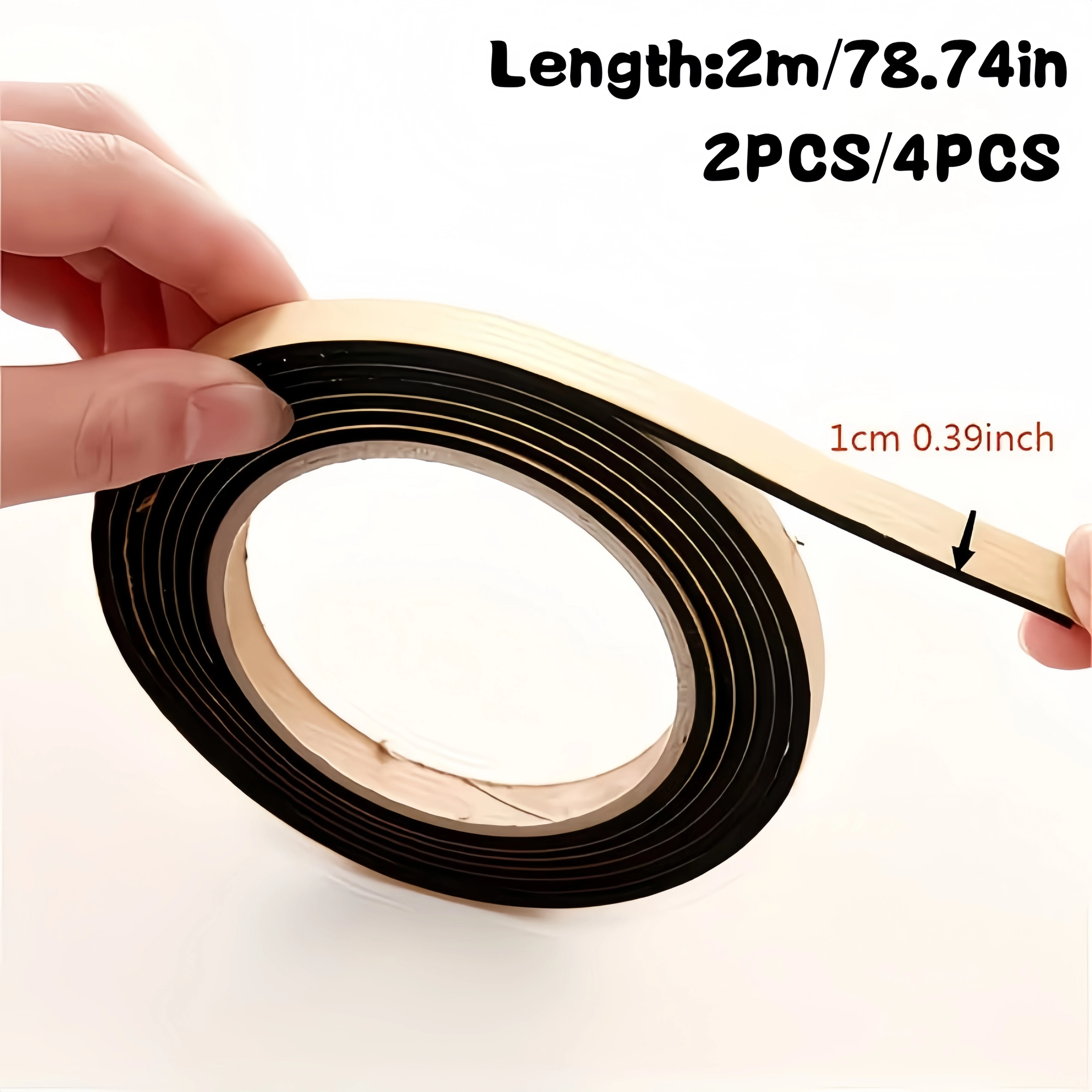 2/4Pcs Kitchen Gas Stove Gap Sealing Adhesive Tape Anti Flouring Dust Proof Waterproof Sink Stove Crack Strip Gap Sealing