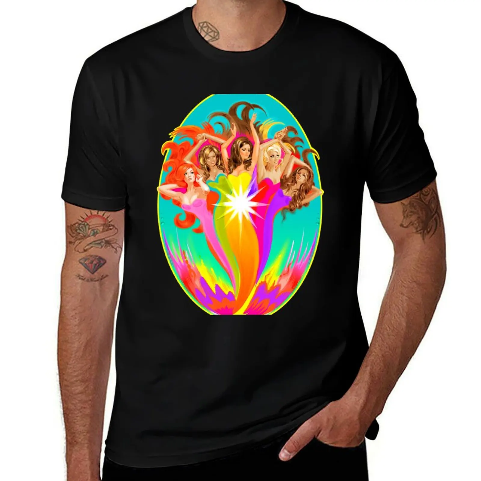 Mer Girls Aloud T-Shirt Simple Casual Short Sleeve Tee T-Shirt