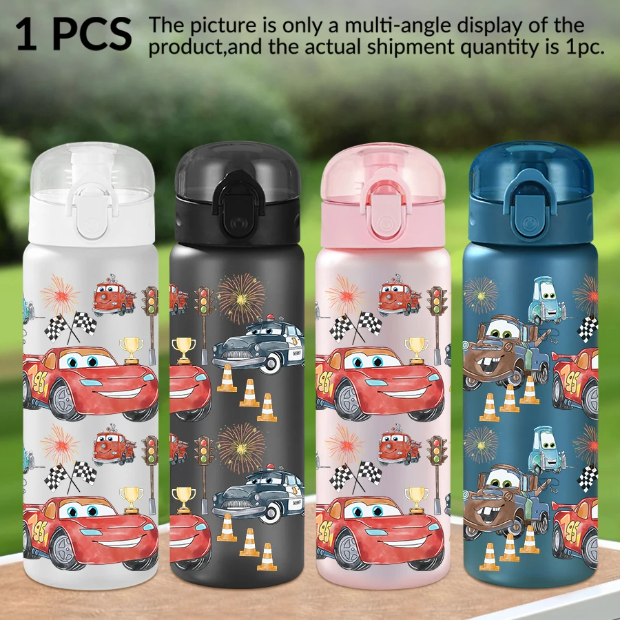 

1Pc Disney, Lightning McQueen pattern 26oz plastic water bottle, outdoor sports water cup birthday/back to school gift