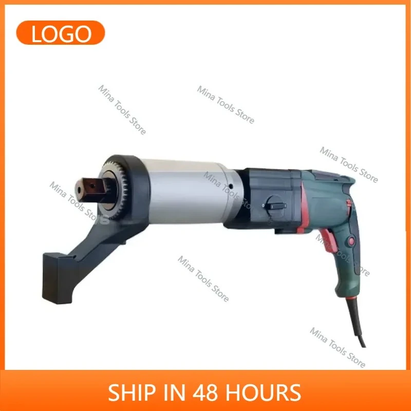 12000Nm Angled Brushless Electric Torque Wrench Industrial DIY Grade with Comfortable Angled Handle for Special Bolts