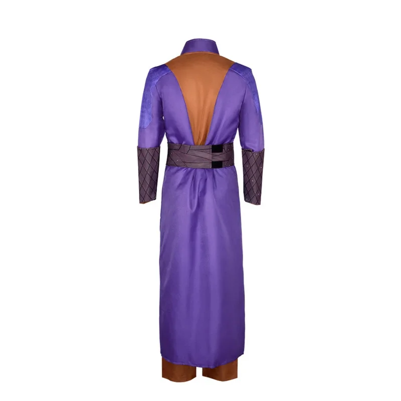 Gale 3 Cosplay Suit Purple dress Men Game Baldur Cosplay Uniform Suit Gate travestimento uomini adulti Halloween Party Cloths collana