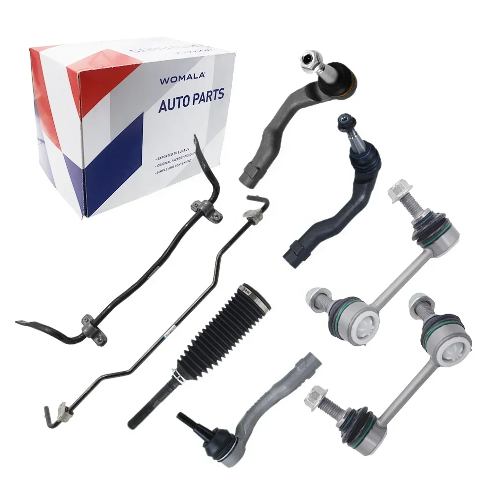 Womala Set of 8, Lower Ball Joint, Steering Tie Rod End, Front Rear Sway Bar Link for S60 2019-2024 , XC60 XC90 2018-2024