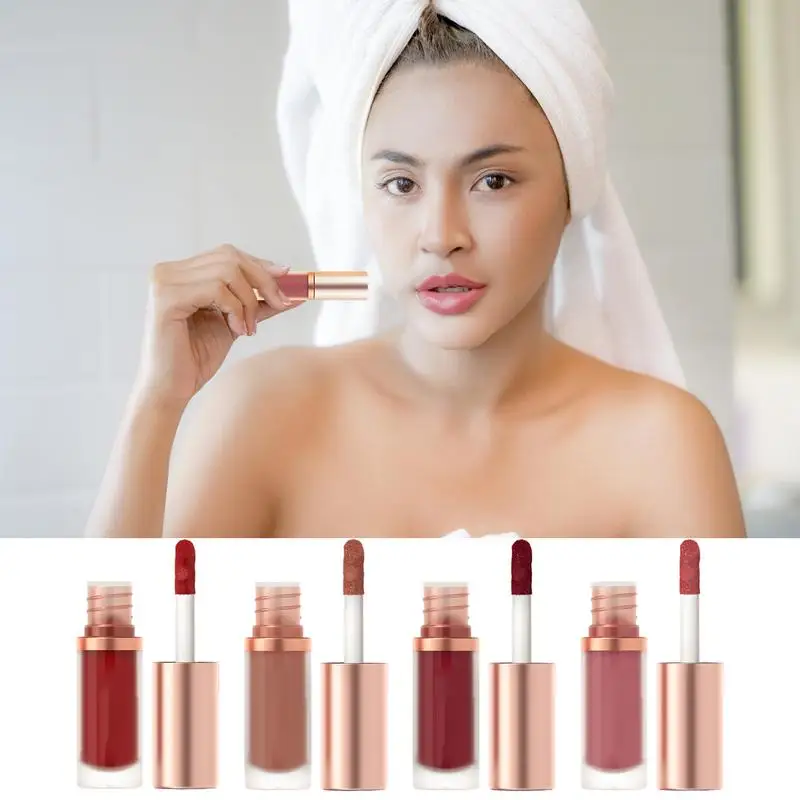 Matte Vloeibare Lippenstift Hydraterende Make-Up Matte Lipgloss Waterdichte Langdurige Vochtinbrengende Vloeibare Fluwelen Matte Lip Dames