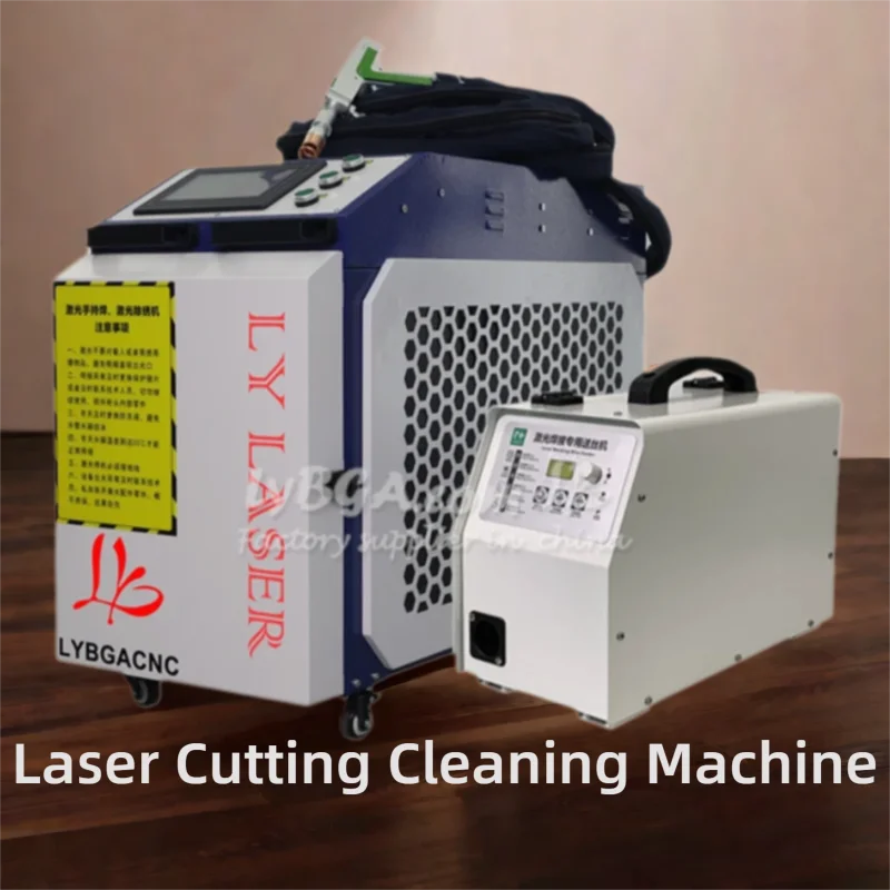LY Palmare 5 in 1 Macchina per marcatura di taglio per pulizia laser a fibra 3000W 2000W 1500W MAX Raycus BWT Saldatore laser per metallo