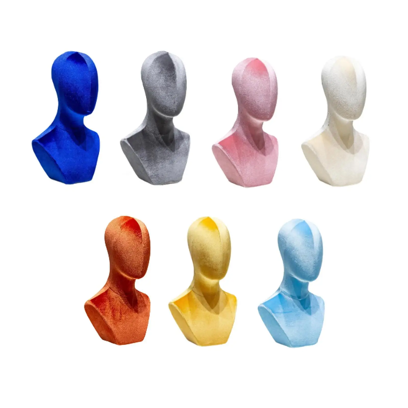 Mannequin Head Model Versatile Hat Rack Wig Display Model Head Hat Holder Wig Holder for Wig Caps Headwear Glasses Shopping Mall