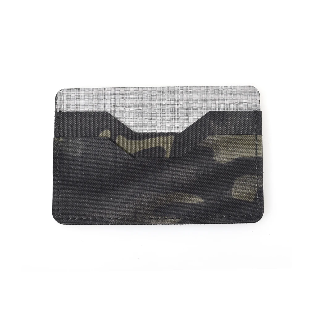 Three Card Slots Tactical ID Card Holder Case Portable Credit Card Bag Small Clip Pouch