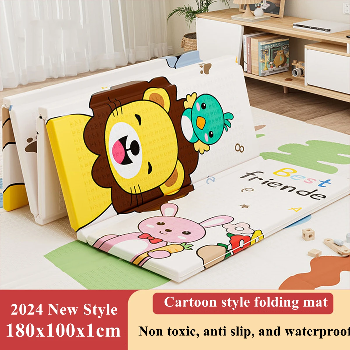 

Non-Toxic Antiskid Foldable Baby Play Mat Educational Children's Carpet in The Nursery Climbing Pad Kids Rug Activitys Game Toys