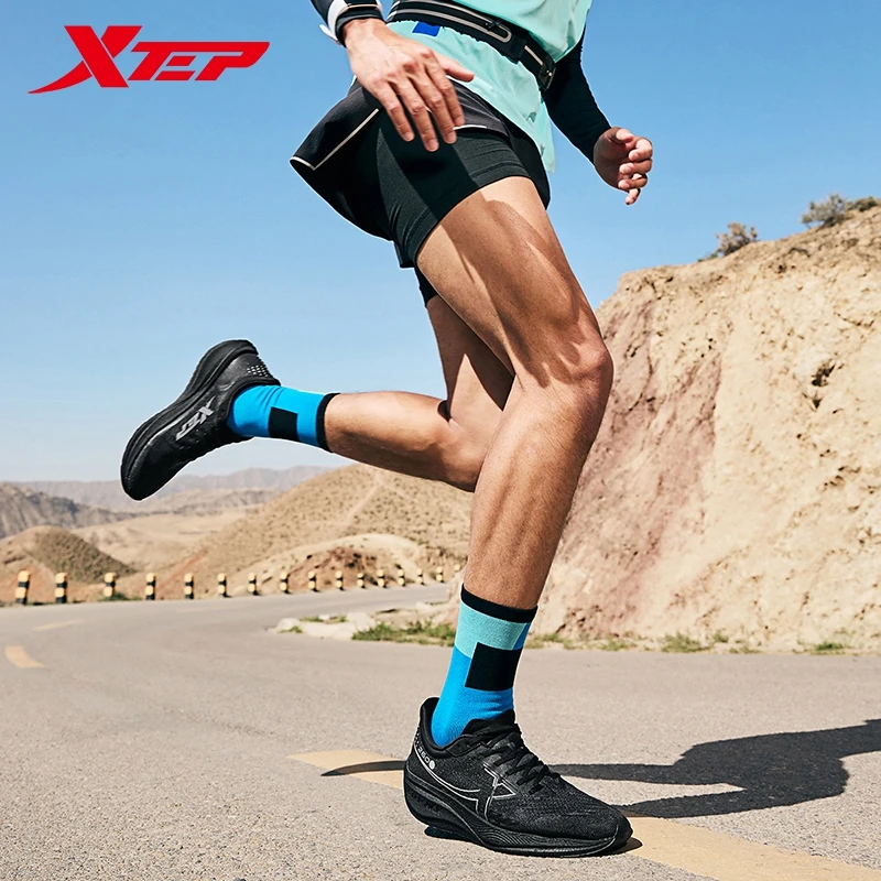 Xtep 260X Running Shoes For Men 2024 Summer Comfortable Cushioning Lightweight Stronger Propulsive Force Sneakers 976219110065