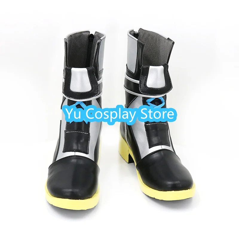 SideM Cosplay Shoes PU Leather Shoes Halloween Boots Cosplay Props Custom Made