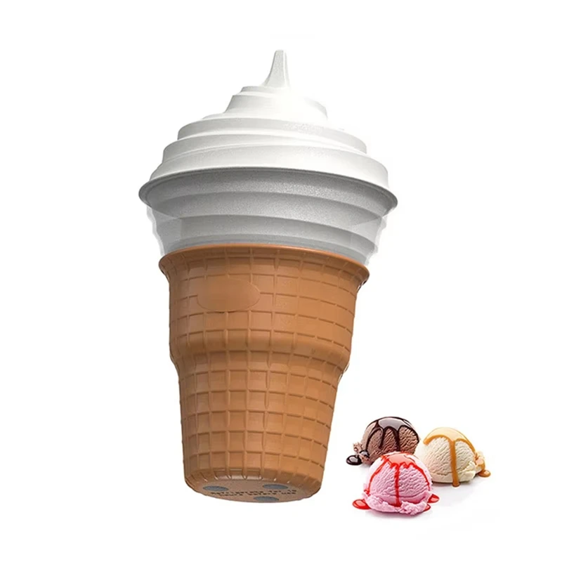 

A21I-Automatic Ice Cream Maker, DIY Frozen Fruit Dessert Machine, Home Yogurt Mixer,Soft Ice Cream Machine For Kids