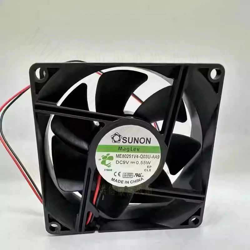 TT  SUNON ME80251V4-Q03U-AA9 DC9V 0.55A 80*25MM 2-Wire Cooling Fan