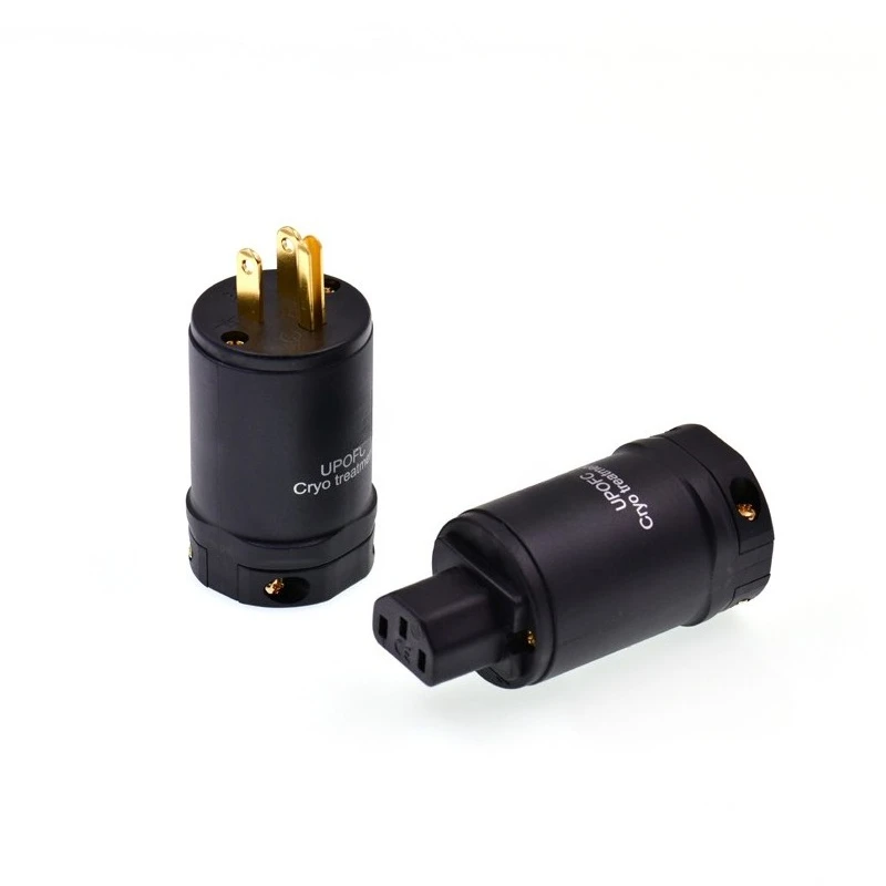 oxygen-free copper 24K gold-plated power plug plug-in audio