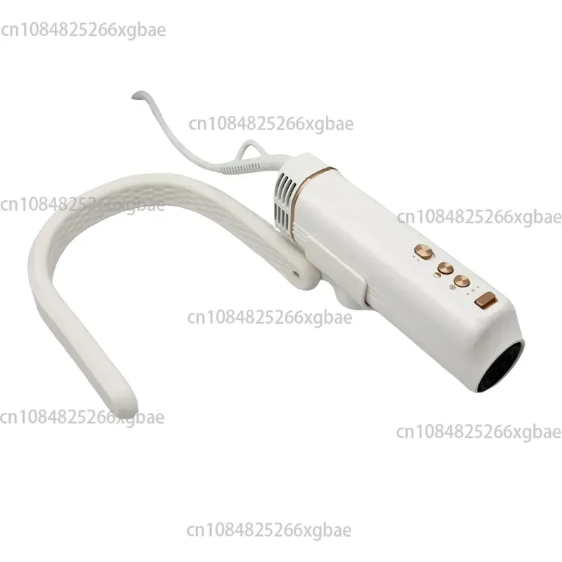 High Quality Hands-free Adjustable Speed Plastic Low Noise Pet Neck Hair Dryer with Negative Ion Function