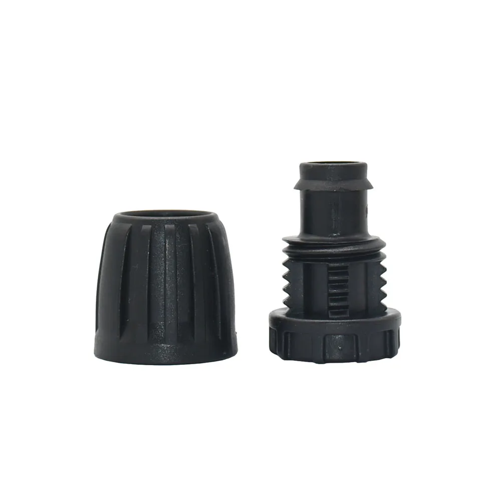 Tee Elbow End Plug, Encaixes de tubulação PE, Reduzindo o conector Barb, Acoplamento divisor de mangueira de jardim, 20mm a 16mm 4mm 7mm