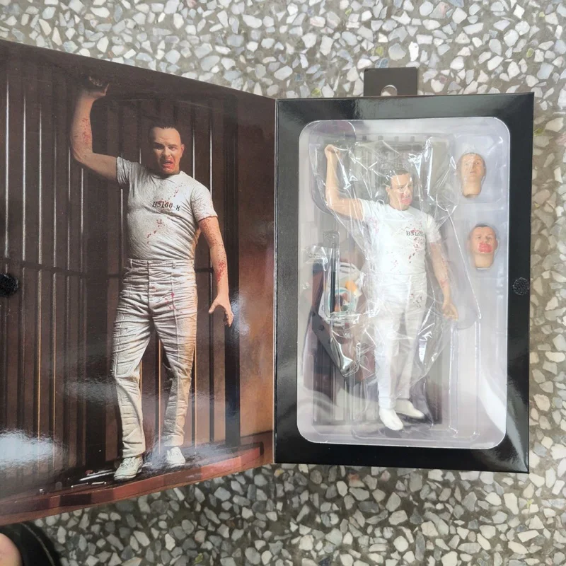 NECA Hannibal Lecter The Silence of the Lambs Figurka Akcji Anime Horror Kolekcja Zabawek Model Prezent na Święta Bożego Narodzenia 20cm Figurka Neca