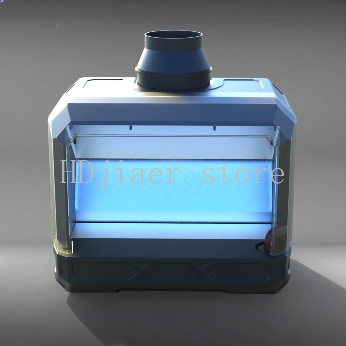 Model water curtain toy figure coloring spray painting water curtain water coloring workbench