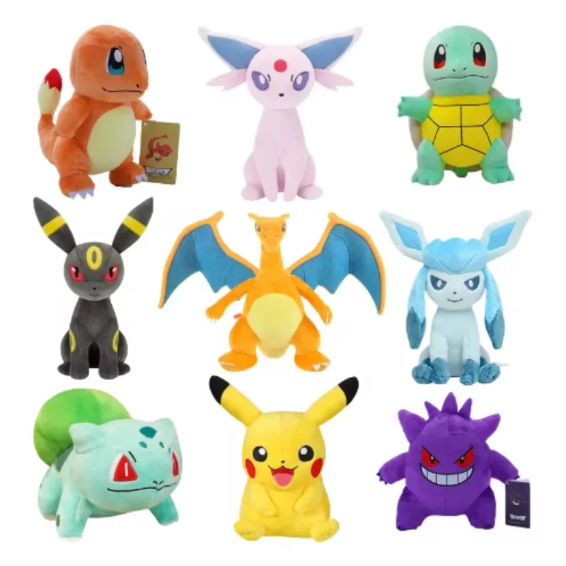 20CM Pokemon Pluche Pikachu Poppen Kawaii Anime Pokémon Pichu Korte Knuffels Leuke Cartoon TOMY Pokemon Kinderen Verjaardagscadeau - afbeelding 2