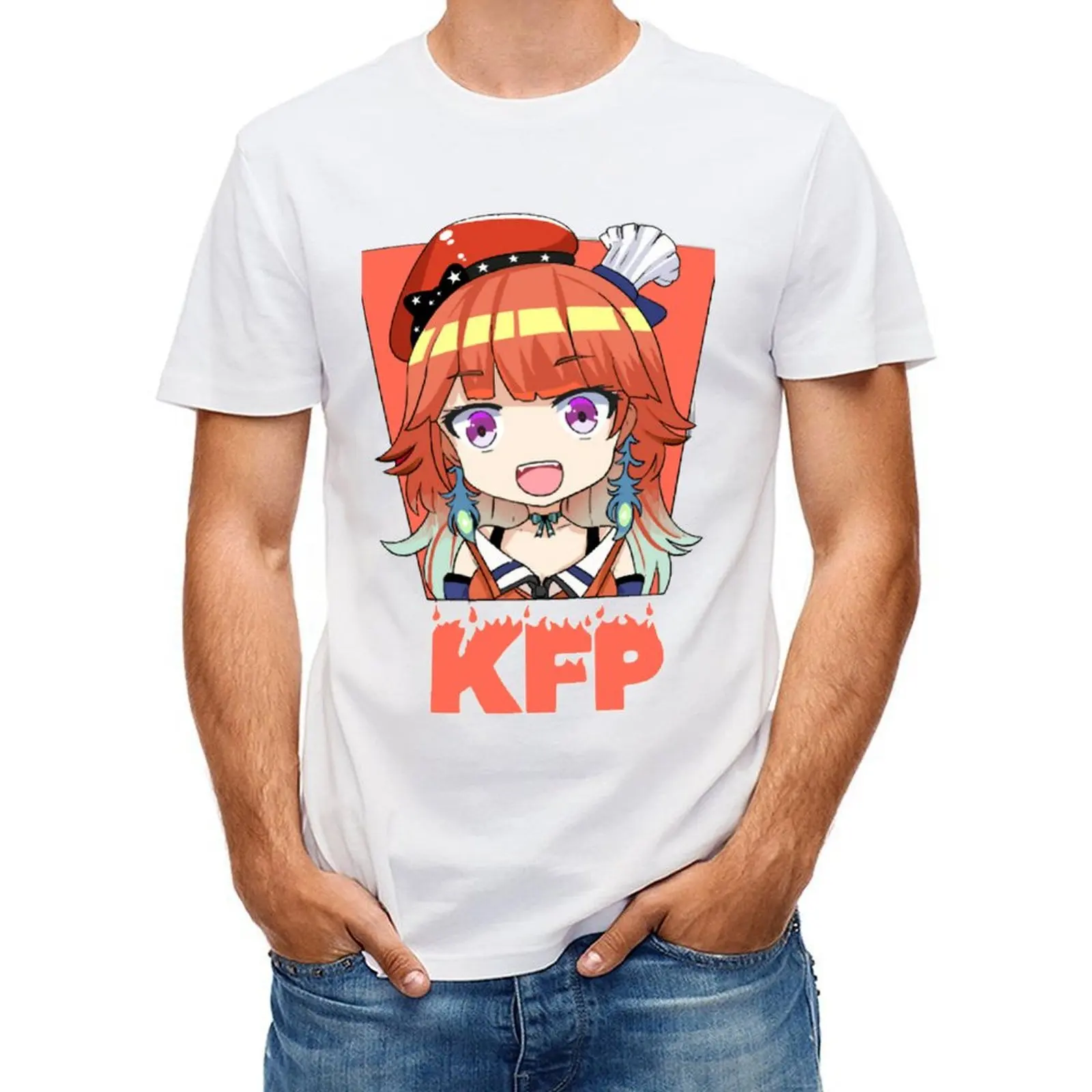 New model Fashionable and Innovative Hololive EN - Takanashi Kiara KFP Kiara Fried Phoenix Original Version T-Shirt sublime