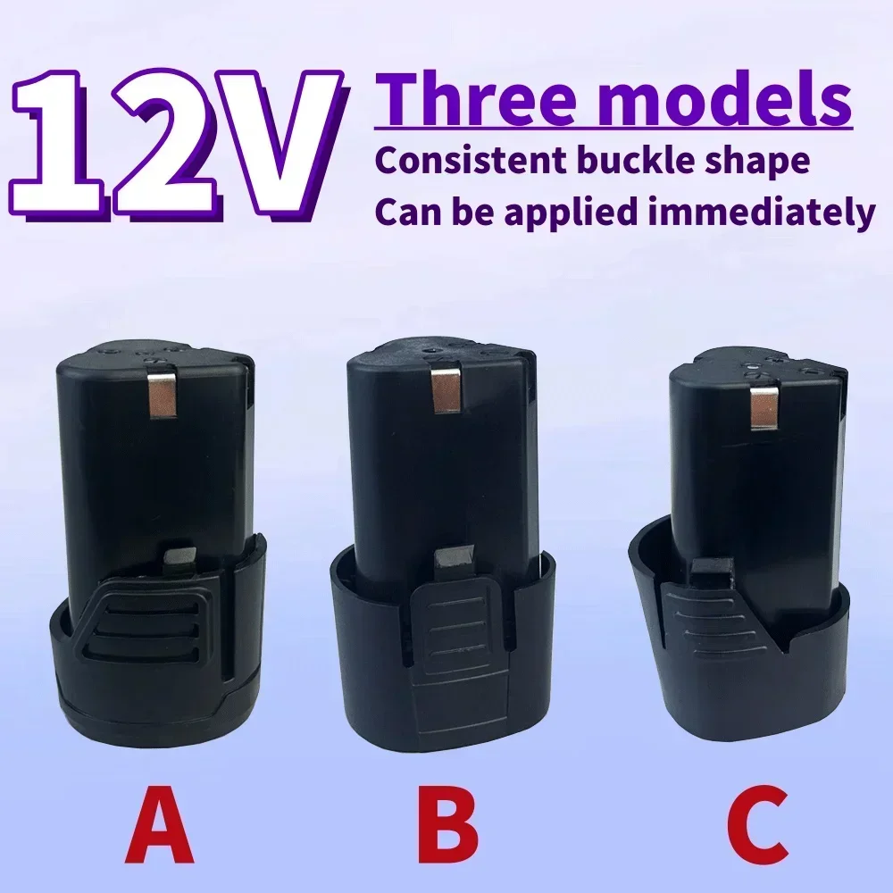 2026 العالمي 12 فولت 6200 مللي أمبير بطارية ليثيوم أيون قابلة للشحن للأدوات الكهربائية الحفر مفك كهربائي بطارية ليثيوم