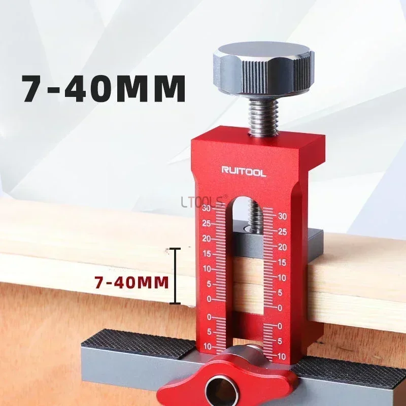 10mm Punch Locator for Wardrobe Door Panel and Rebounder Install Woodworking Pocket Doweling Jig Kits Closet Door Mounting Clamp