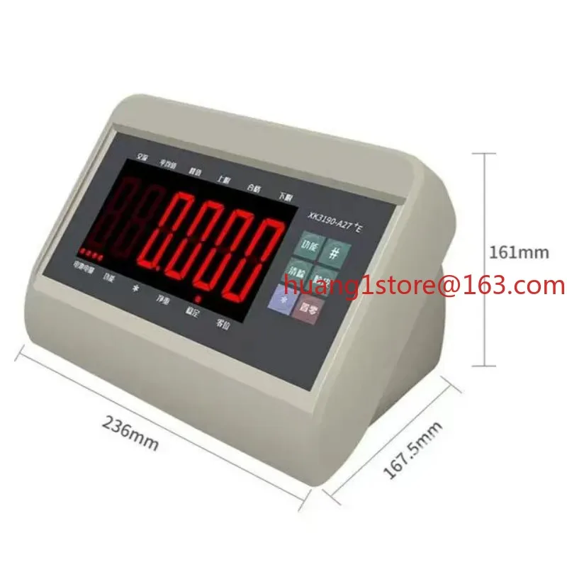 300kg Platform Scale Stainless Steel Bench LED Display Wireless Floor Postal Scale Indicator