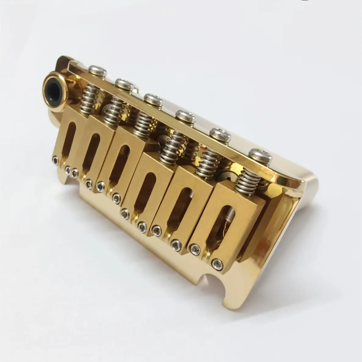 Upgraded Version Stainless Steel Saddles Brass Block Tremolo 2-Pivot Bridge