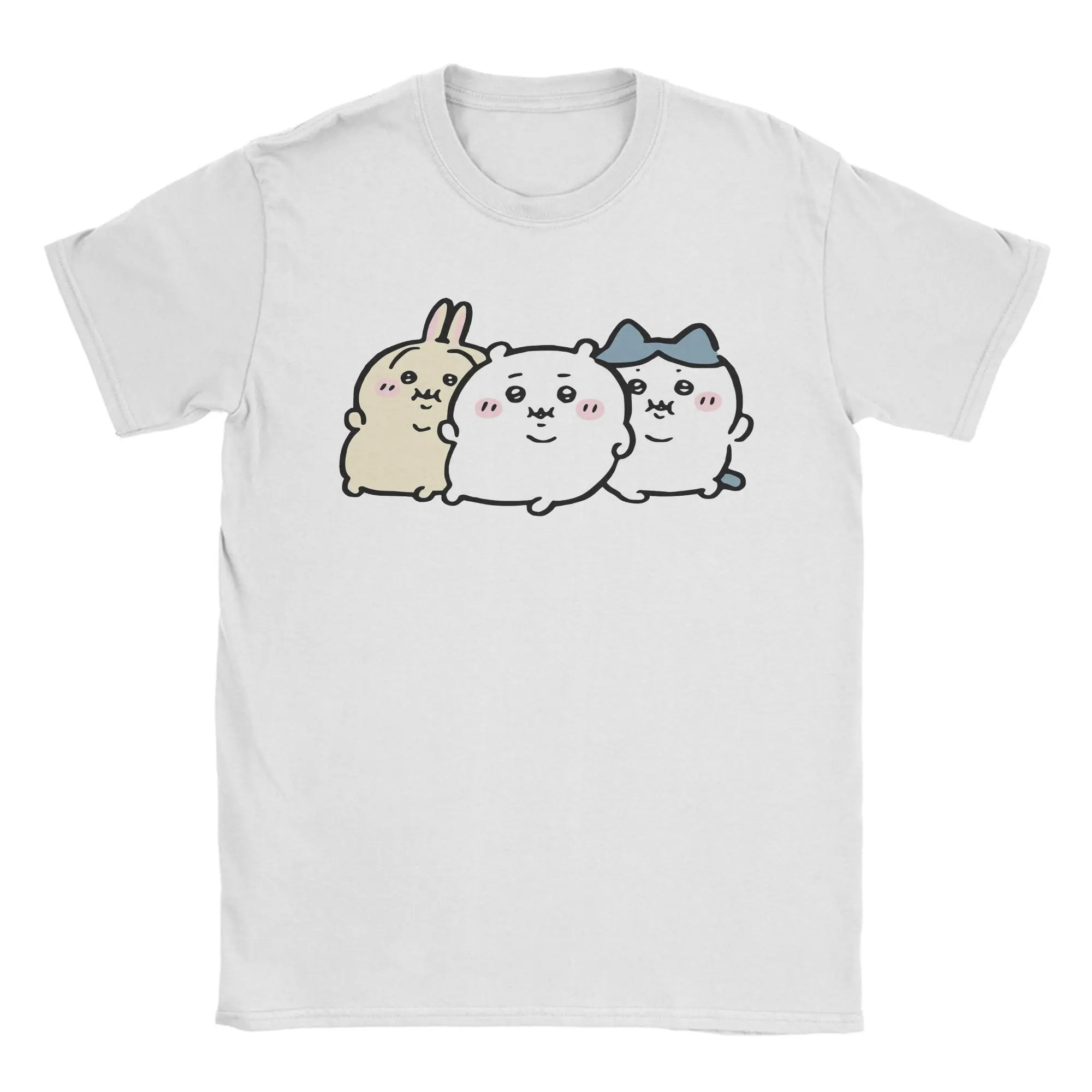 تي شيرت ريترو تشي كاواسا هاتشيوير أوساجي جائع أكل الطعام تي شيرت كامل الدهون للرجال والنساء قطع علوية صيفية قطنية 100%