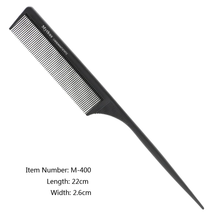 Mythus Barber Kamm Haarschnitt Professionelle Friseur Styling Kamm Set Salon Haarpflege Styling Werkzeug Carbon Faser Kamm Set – Detail 18