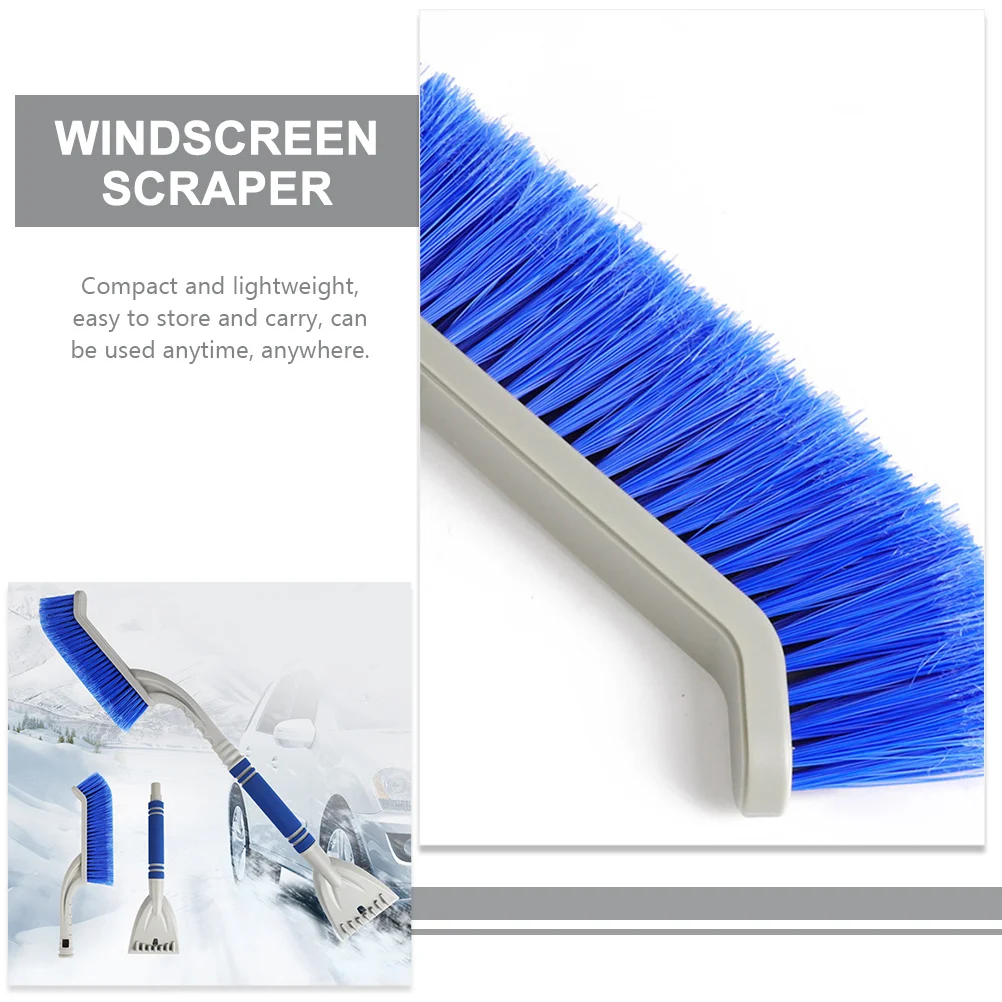 Robuuste ijskrabber voor autovoorruit Sneeuw- en vorstverwijdering Multifunctionele sneeuwschuiver met comfortabel handvat voor voertuig