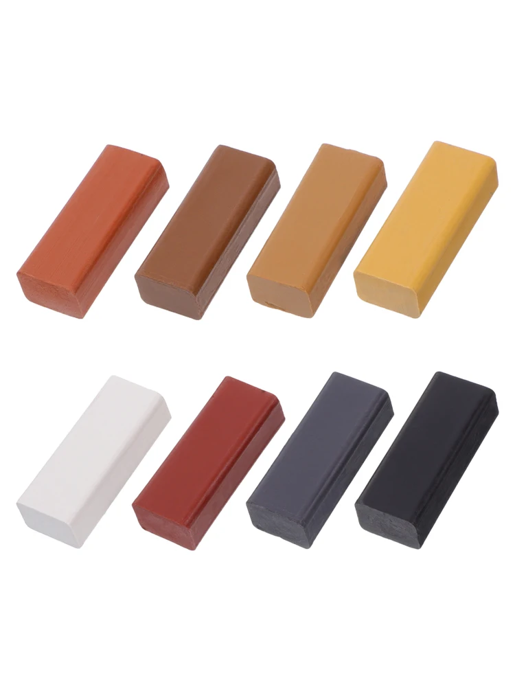 Kit de réparation de cire pour sol en bois dur, bâtons de réparation de meubles multicolores, outil de réparation de Surface en bois pour les rayures