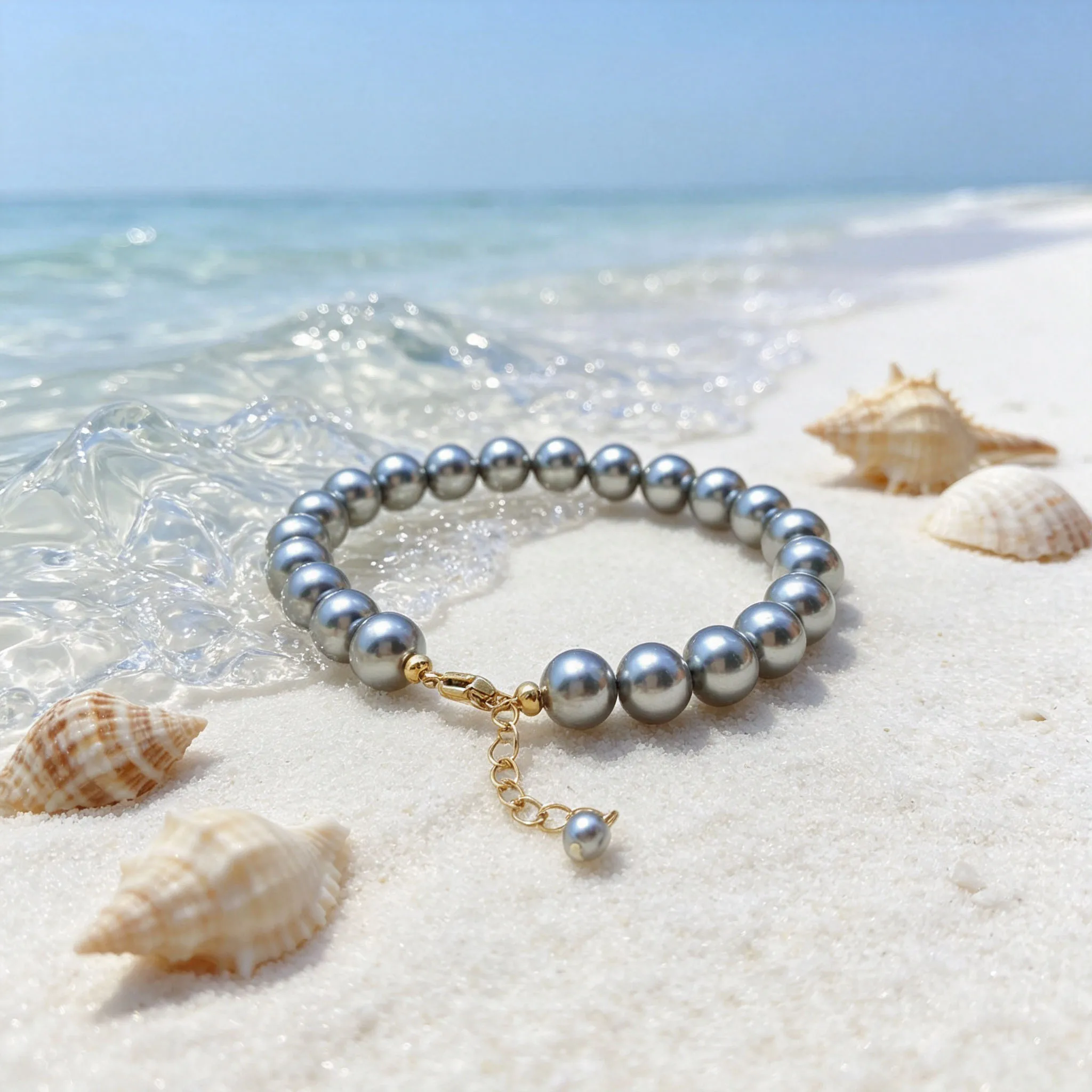 Mother of Pearls Bracelet for Women Natural Shell Pearls Hawaiian Samoa Tonga Island Jewelry