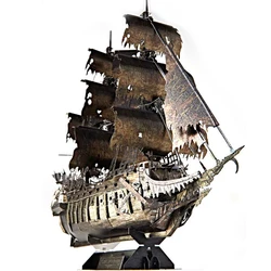 Flying Dutchman 3D Metal Puzzle Model Kits DIY Laser Cut Puzzles Jigsaw Toy For Children