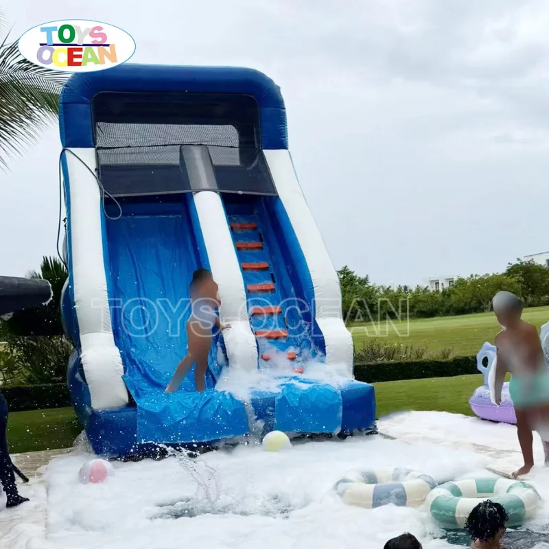 Hot Selling Foam Inflatable Water Slide Swimming Pool Slide Suitable for Adults Kids Backyard Activities Easy to Set up