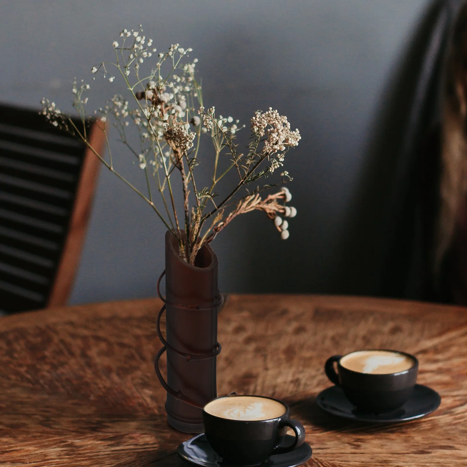 

Vase Material Home Decor Flower Arrangement Container Desktop Adornment Simple Design Practical Use