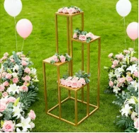 

Горячая Распродажа, необычный золотой mental Table Centerpiece, свадебный декор, дорожные поводки qq518