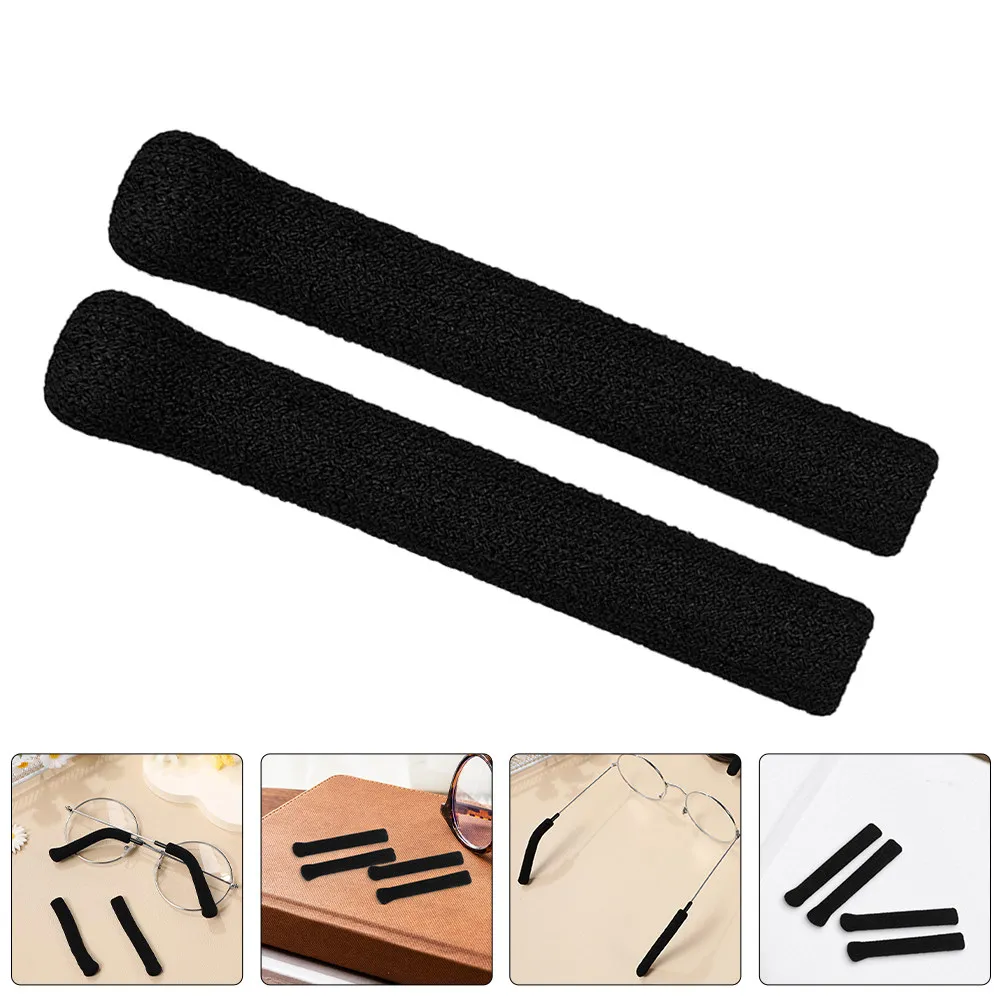 

3Pairs Soft Knit Eyeglass Temple Grips Anti-Slip Ear Cushions for Eyeglasses Sunglasses Comfort Fit Durability Easy Install