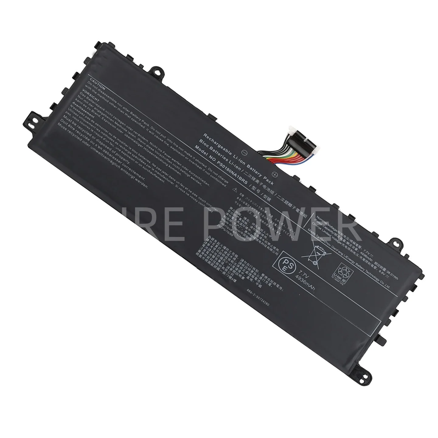 New Laptop Battery PS0180NA1BRS 7.7V 38.01WH 4936mAh High Quality For Toshiba DynaBook Notebook PS0180NA1BRS